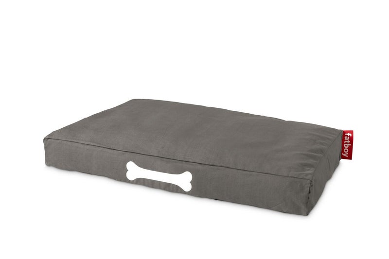 Fatboy Doggielounge Canvas Dog Bed (Large) | Sturdy & durable | Tear- and wear-resistant | Designed for indoor use | Easy to clean | Soft Canvas with Expanded Polystyrene | 80x120x15 cm - Charcoal Grey - Image 1